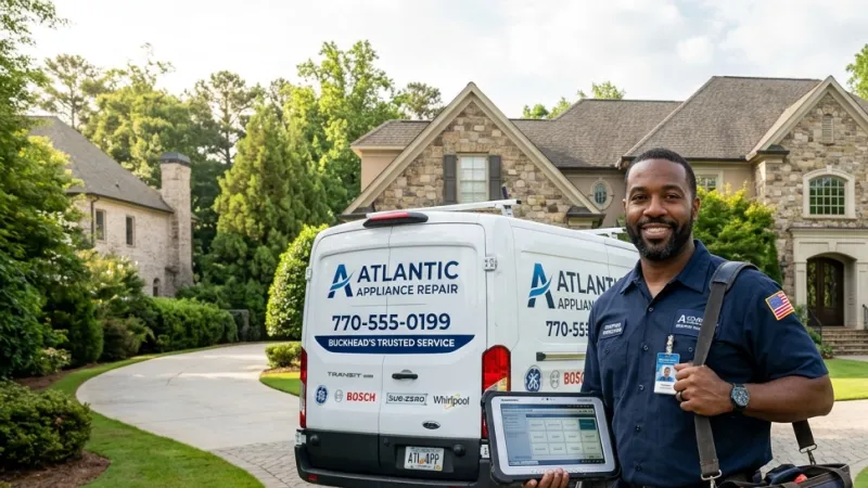 Master Certified Appliance Repair Service Van Operating in Appling GA