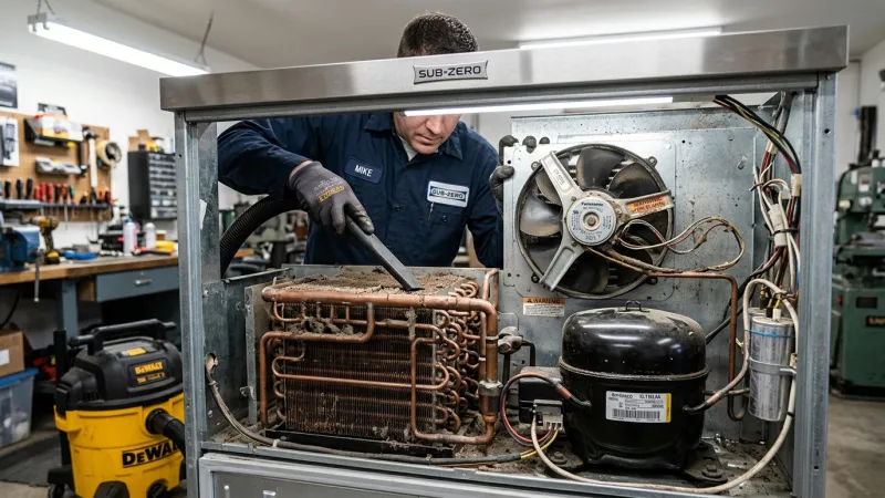 Master Certified Appliance Technician Testing Electrical Component Telemetry in Appling GA Home