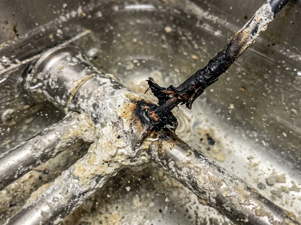 Before: Calcified Heating Element