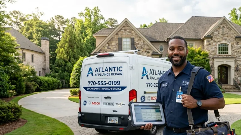 Master Certified Appliance Repair Service Van Operating in Bethlehem GA