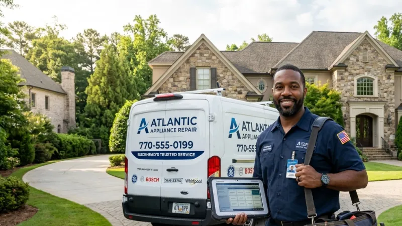 Master Certified Appliance Repair Service Van Operating in Byron GA