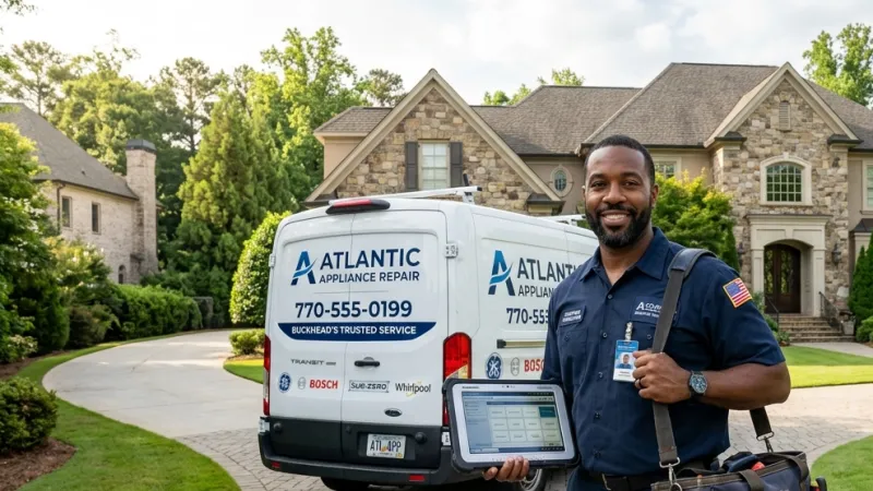 Master Certified Appliance Repair Service Van Operating in Cadwell GA