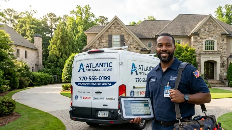 Master Certified Appliance Repair Service Van Operating in Chatsworth GA