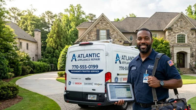 Master Certified Appliance Repair Service Van Operating in Chester GA
