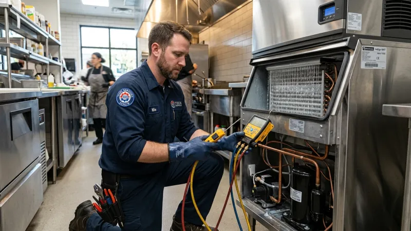 Master Certified Appliance Technician Testing Electrical Component Telemetry in Cleveland GA Home