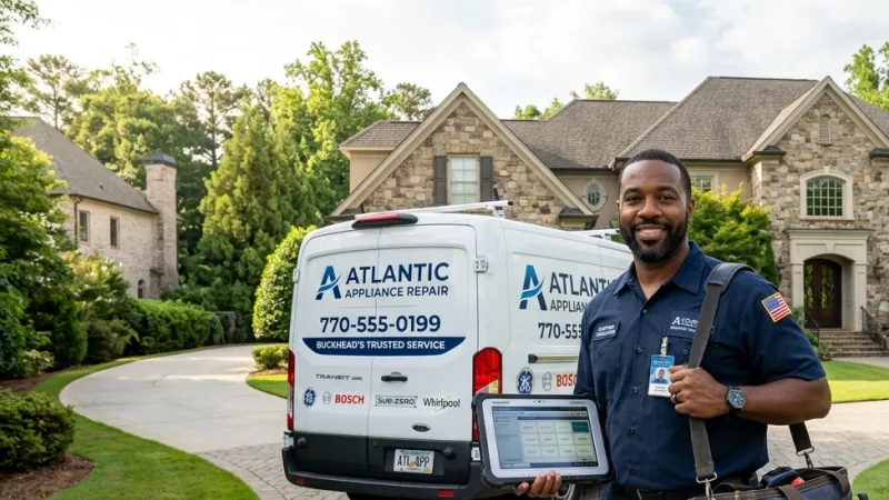 Master Certified Appliance Repair Service Van Operating in Concord GA