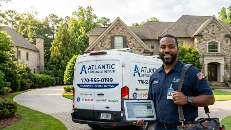 Master Certified Appliance Repair Service Van Operating in Conley GA