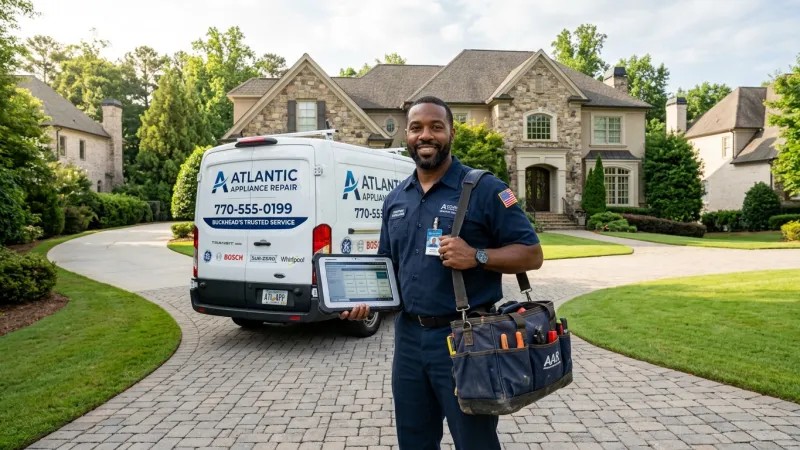 Master Certified Appliance Repair Service Van Operating in Covington GA