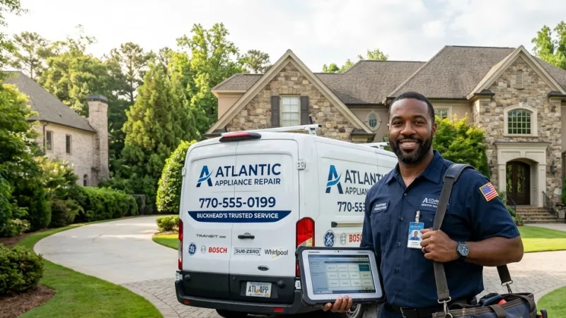Master Certified Appliance Repair Service Van Operating in Culloden GA