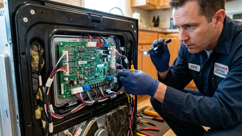 Dacor Discovery Oven Power Relay Board and Triac Fan Circuit Inspection Johns Creek GA