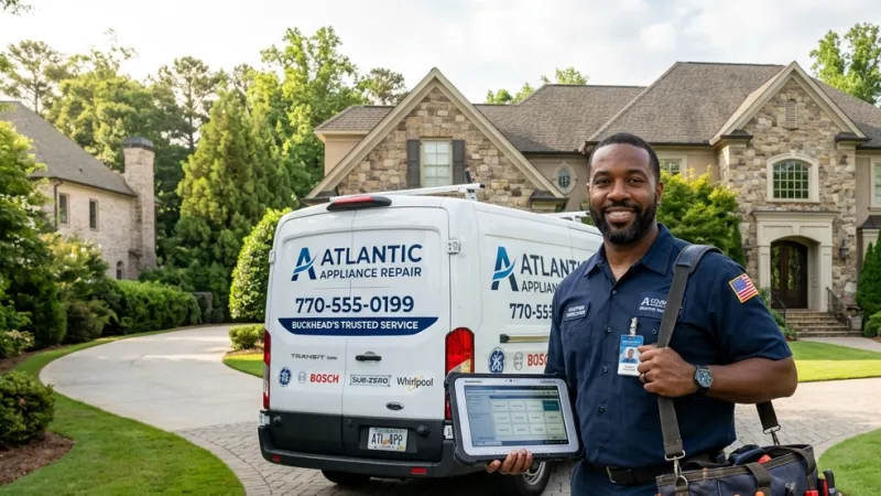Master Certified Appliance Repair Service Van Operating in Danville GA