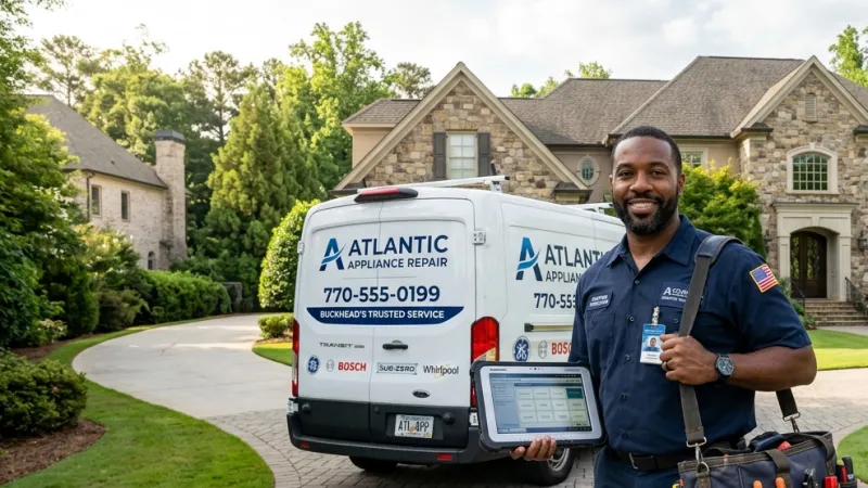Master Certified Appliance Repair Service Van Operating in Dexter GA