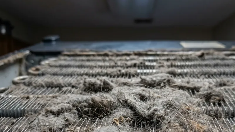 Failed Static Condenser Coil Assembly & High-Velocity Brushless Fan Volute Before Repair in Dry Branch GA