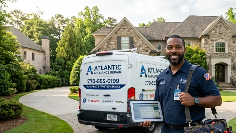 Master Certified Appliance Repair Service Van Operating in Ellerslie GA