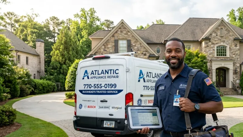 Master Certified Appliance Repair Service Van Operating in Fayetteville GA