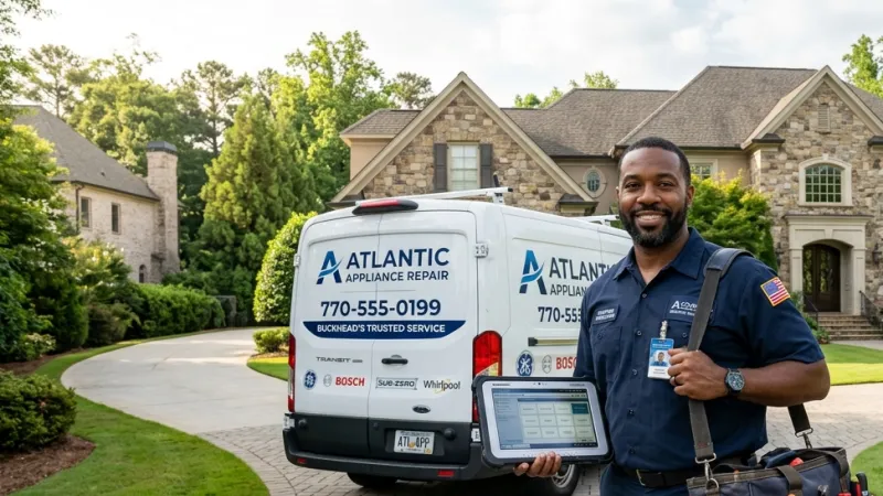 Master Certified Appliance Repair Service Van Operating in Flintstone GA