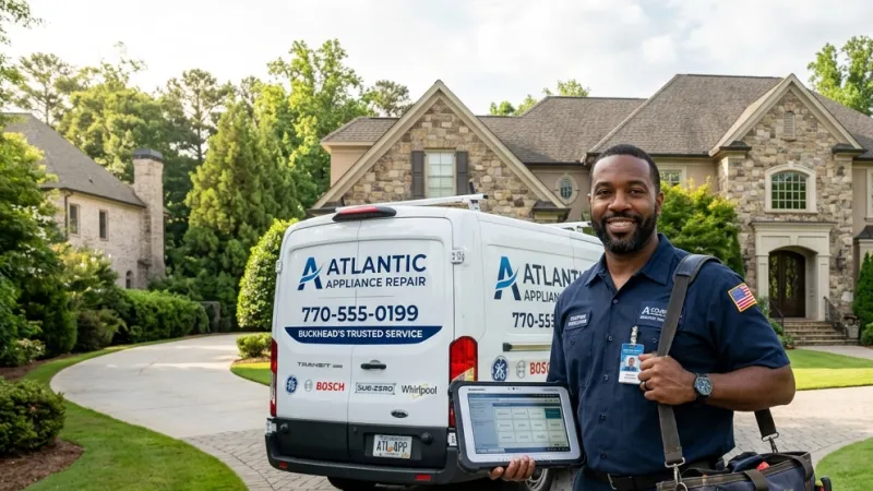 Master Certified Appliance Repair Service Van Operating in Fort Benning GA