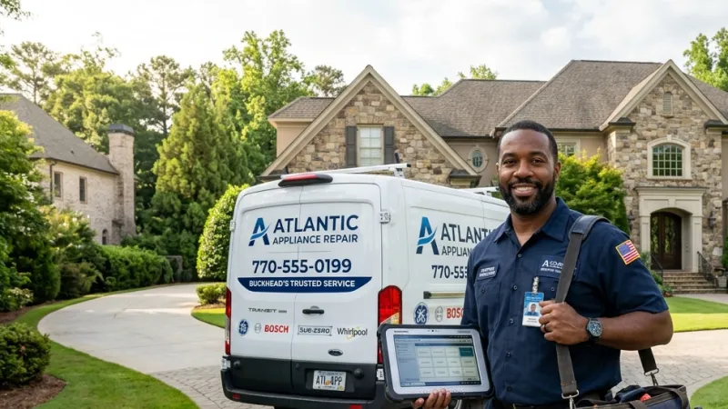 Master Certified Appliance Repair Service Van Operating in Fort Valley GA