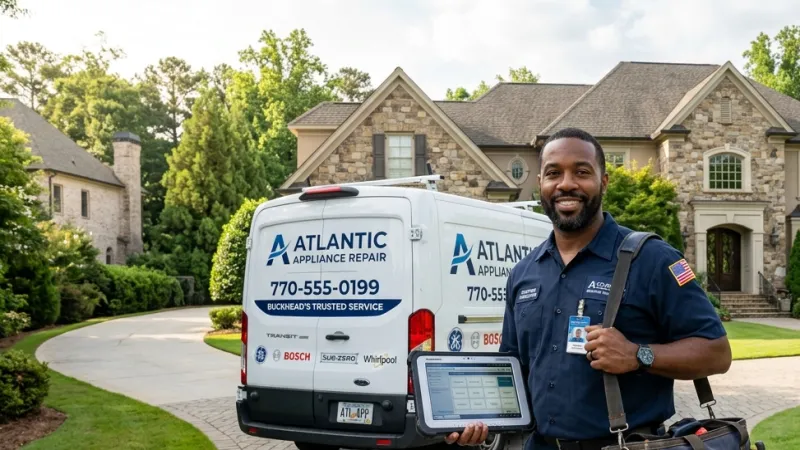 Master Certified Appliance Repair Service Van Operating in Fortson GA