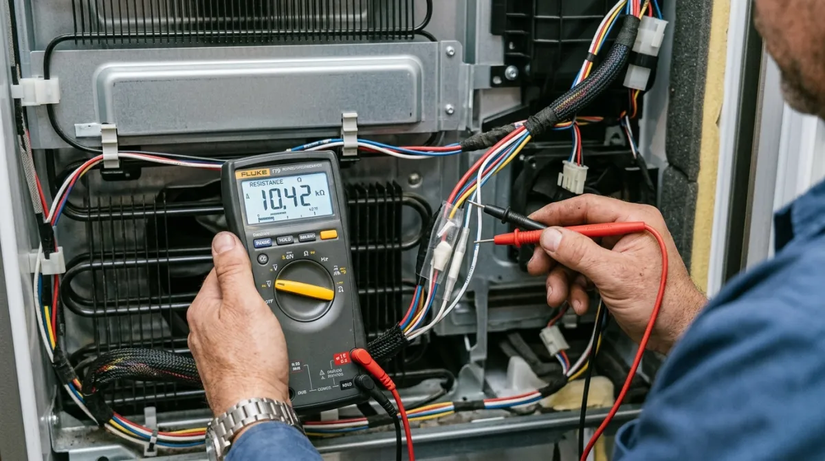 Master Technician Digital Multimeter Diagnostic on GE Monogram Component in Alpharetta, GA