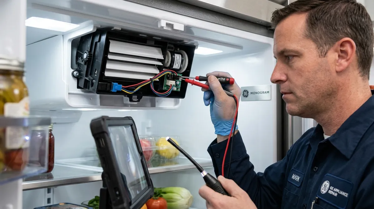 GE Monogram Luxury Built-In Refrigerator Repair Service in Alpharetta, GA Estate Kitchen