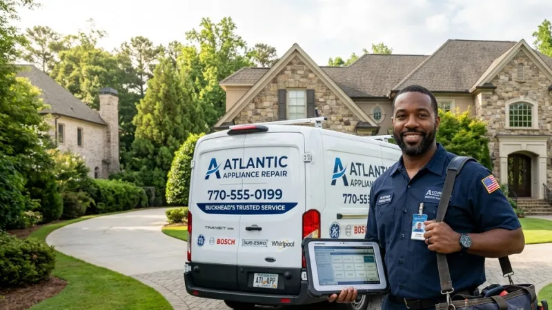 Master Certified Appliance Repair Service Van Operating in Georgetown GA
