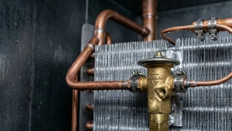 Precision Restored OEM Residential Refrigerator Forced-Draft Evaporator Core & Defrost Heater After Master Tech Service in Good Hope GA