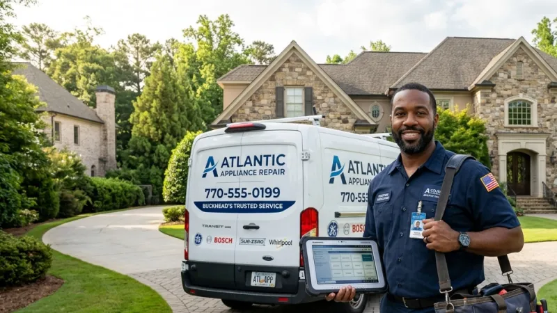 Master Certified Appliance Repair Service Van Operating in Gordon GA
