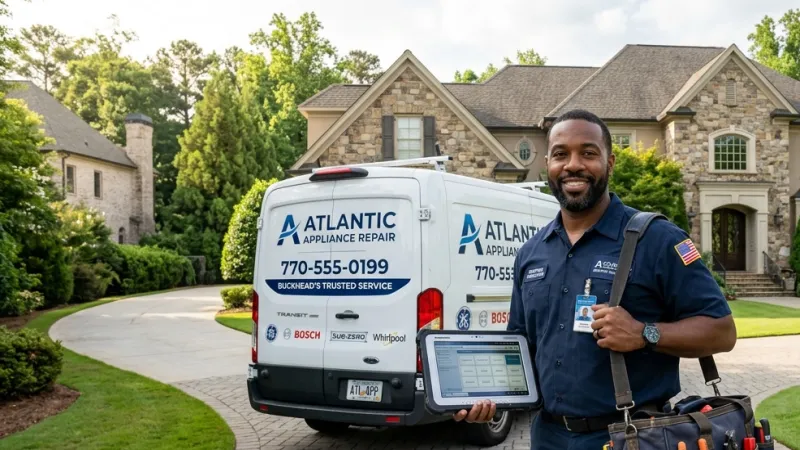 Master Certified Appliance Repair Service Van Operating in Greenville GA