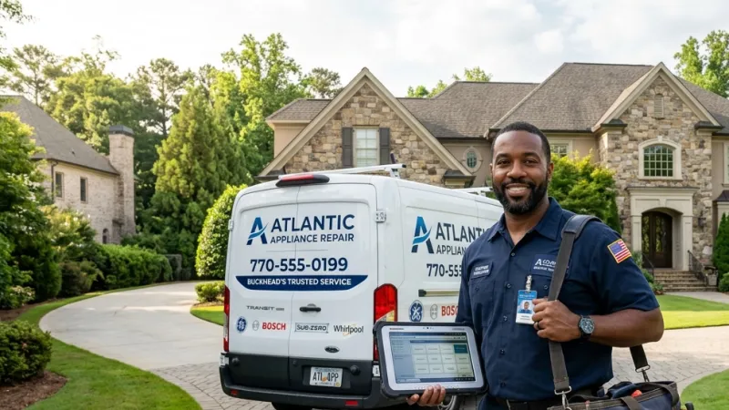 Master Certified Appliance Repair Service Van Operating in Haddock GA