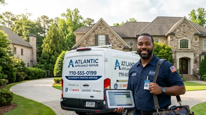 Master Certified Appliance Repair Service Van Operating in Hamilton GA