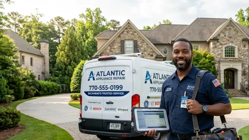 Master Certified Appliance Repair Service Van Operating in Harlem GA