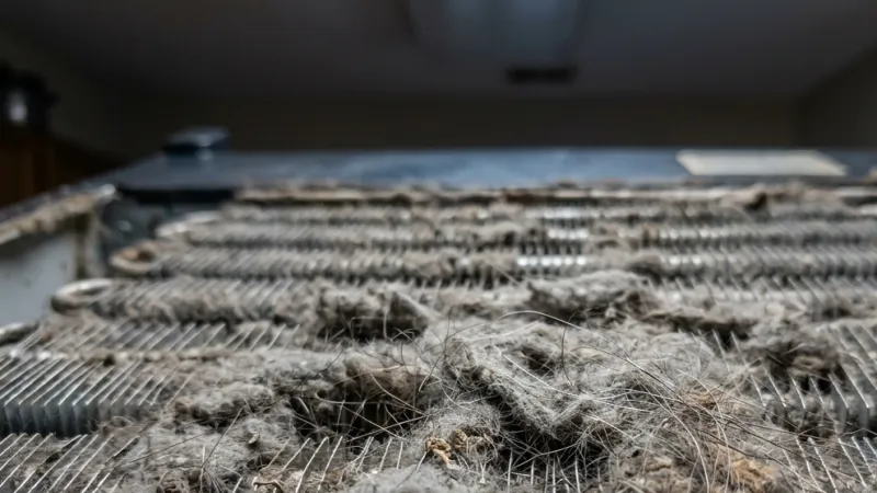 Failed Static Condenser Coil Assembly & High-Velocity Brushless Fan Volute Before Repair in Hephzibah GA