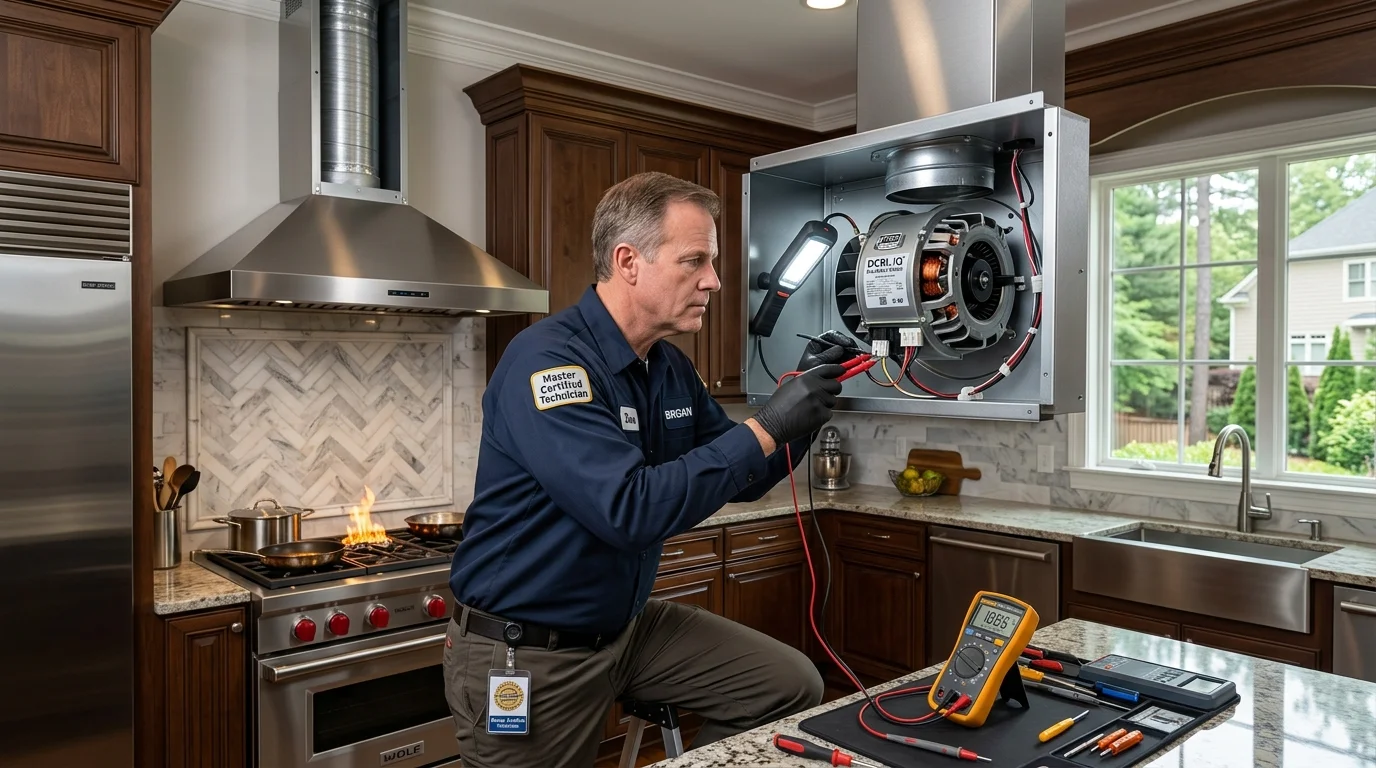 Best by Broan Range Hood Repair Roswell GA | Certified DCBL iQ Blower & Glass Touch Service