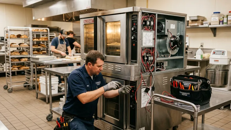 Blodgett Commercial Convection Oven Blower Motor Centrifugal Switch Repair in Cumming, GA