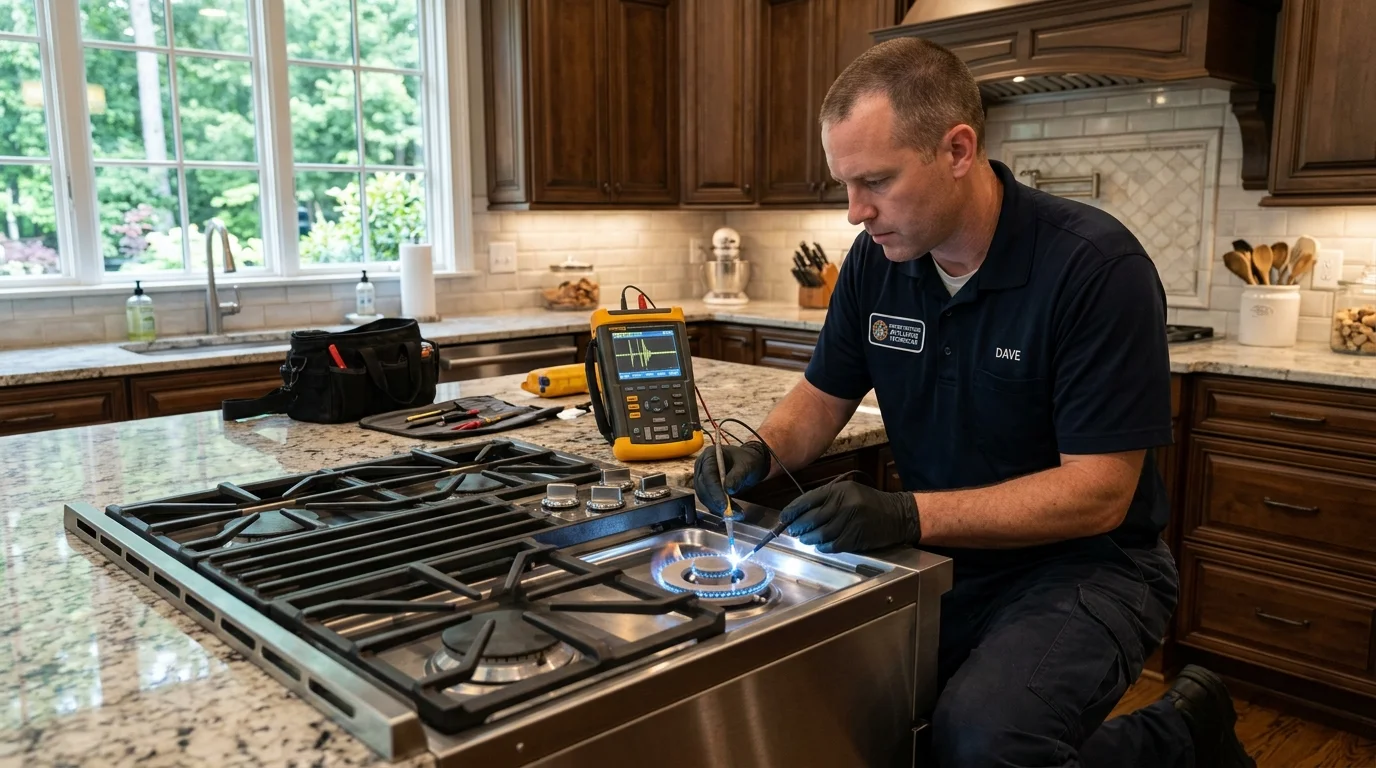 Dacor Range & Cooktop Repair Milton GA | Certified SimmerSear Dual-Fuel & OLED Control Service
