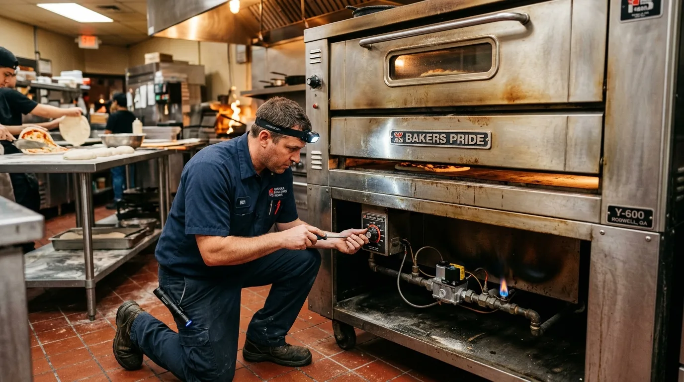 Lincoln Impinger Conveyor Pizza Oven Motor Failure & Hall Sensor Repair Alpharetta GA