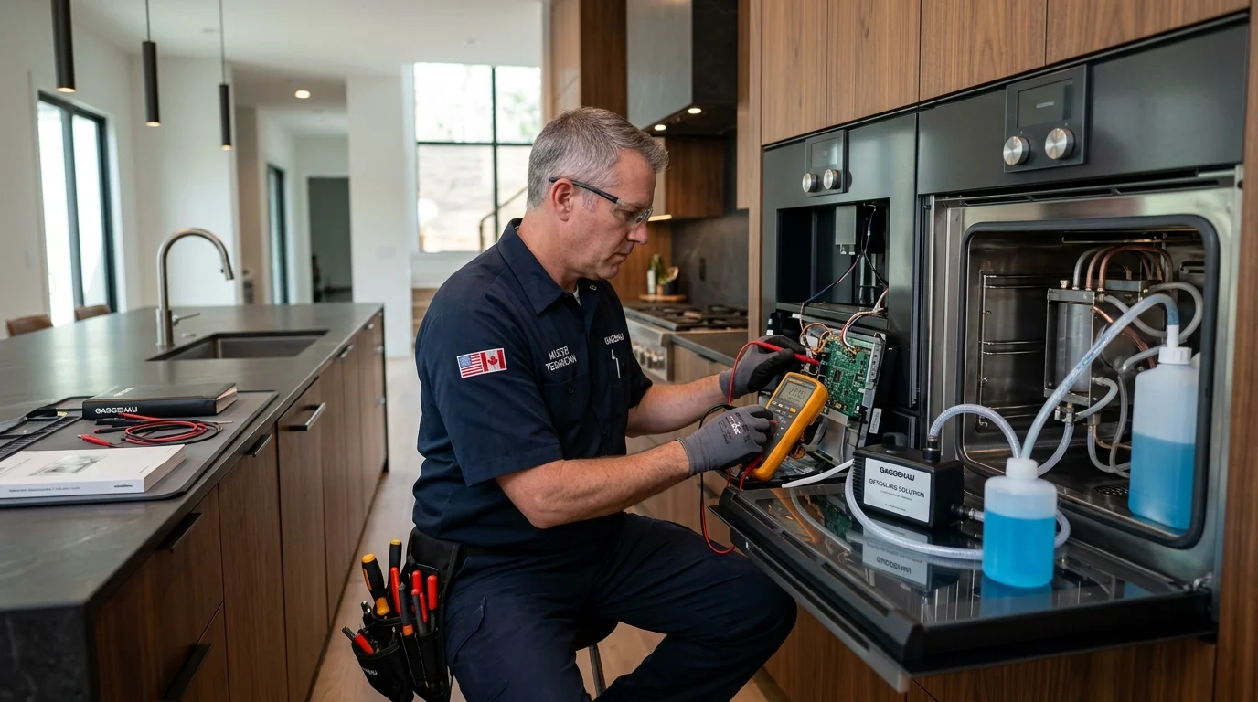 Miele Built-In Coffee Machine Repair Roswell GA | Certified CVA Series Grinder & Boiler Service