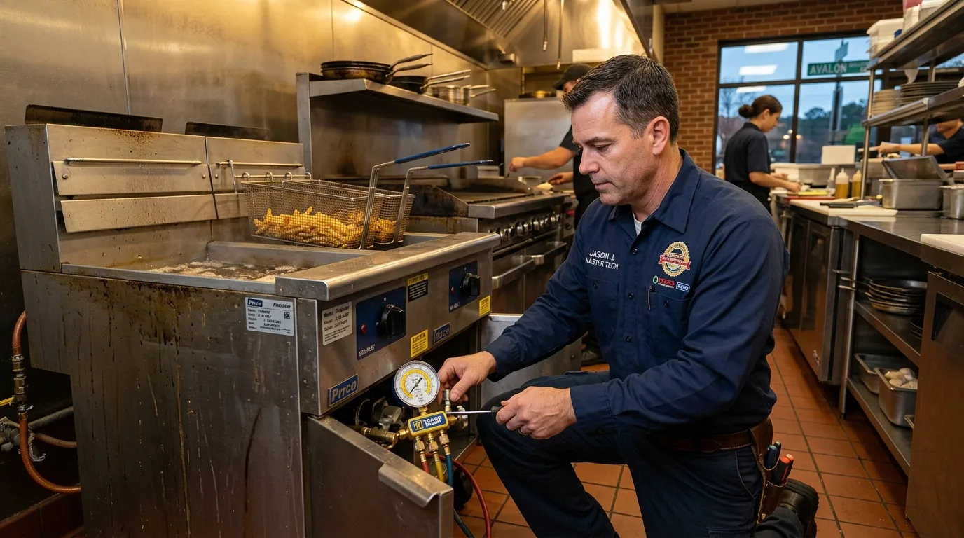 Pitco Commercial Fryer Drain Valve Interlock Switch & Ignition Repair Alpharetta GA