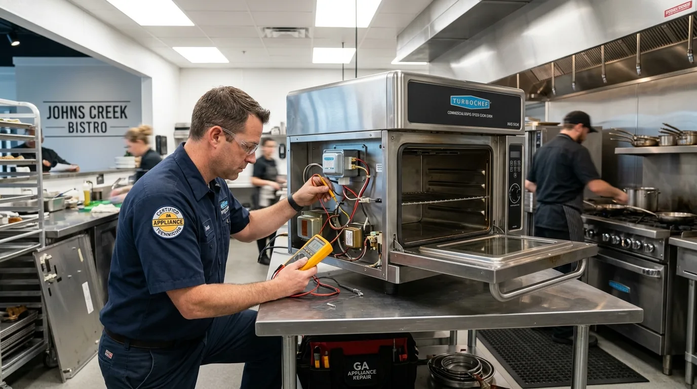 TurboChef High-Speed Oven Error F1 Magnetron Inverter Repair in Alpharetta GA