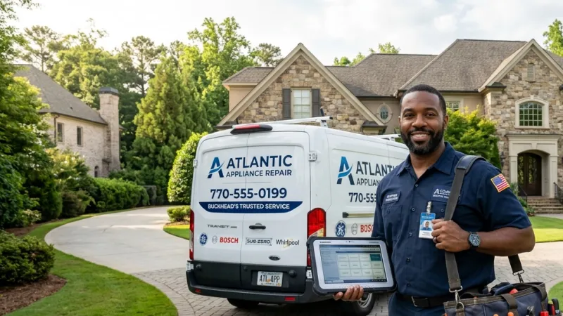 Master Certified Appliance Repair Service Van Operating in Hillsboro GA