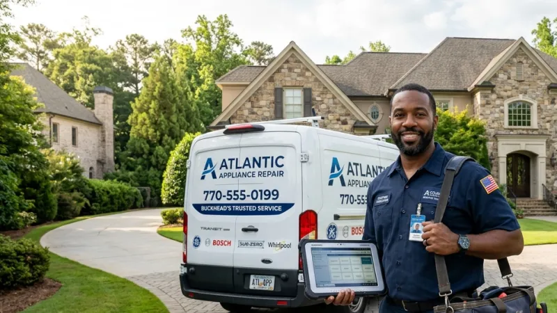 Master Certified Appliance Repair Service Van Operating in Ideal GA