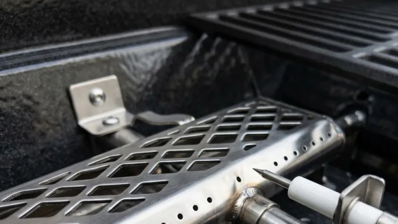 Precision Restored OEM Cast Iron Trellis Star Burner Head & Precision Air Shutter After Master Tech Service in Ideal GA