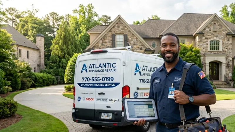 Master Certified Appliance Repair Service Van Operating in Jeffersonville GA