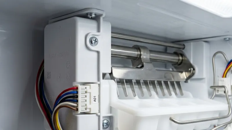 Precision Restored OEM Automatic In-Door Ice Maker Assembly & Thermal Fill Valve After Master Tech Service in Jersey GA