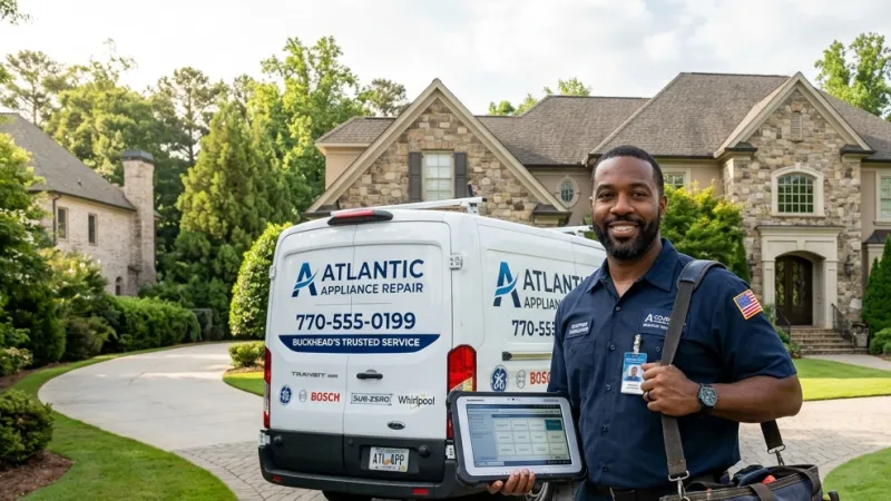 Master Certified Appliance Repair Service Van Operating in Junction City GA