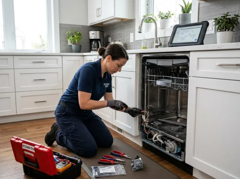 KitchenAid Dishwasher OEM part replacement ā Roswell GA appliance repair