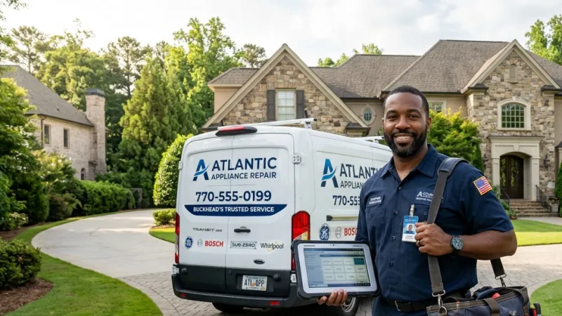 Master Certified Appliance Repair Service Van Operating in Lithia Springs GA