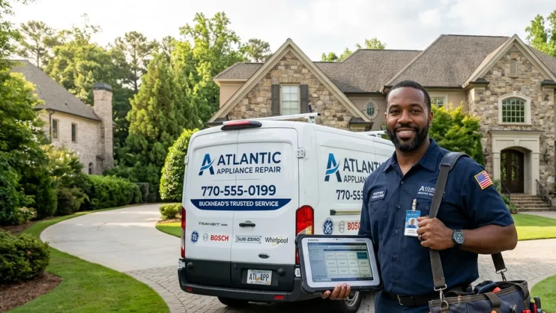 Master Certified Appliance Repair Service Van Operating in Lovejoy GA