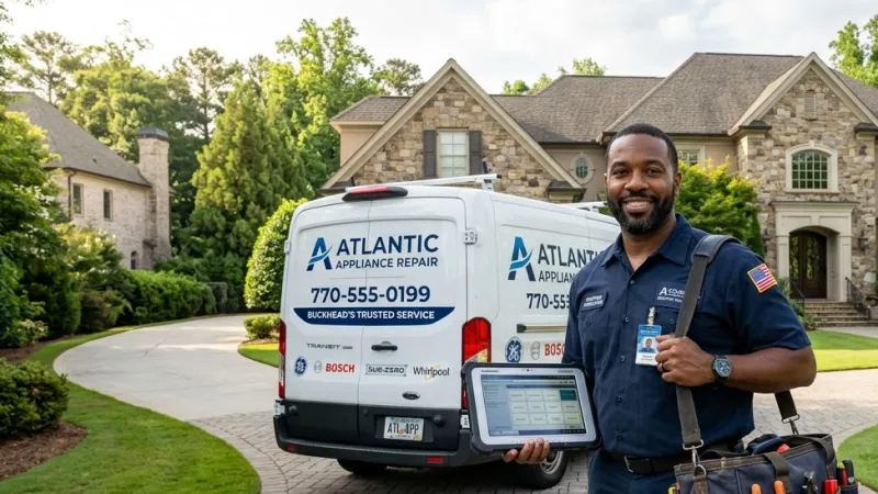 Master Certified Appliance Repair Service Van Operating in Lumpkin GA